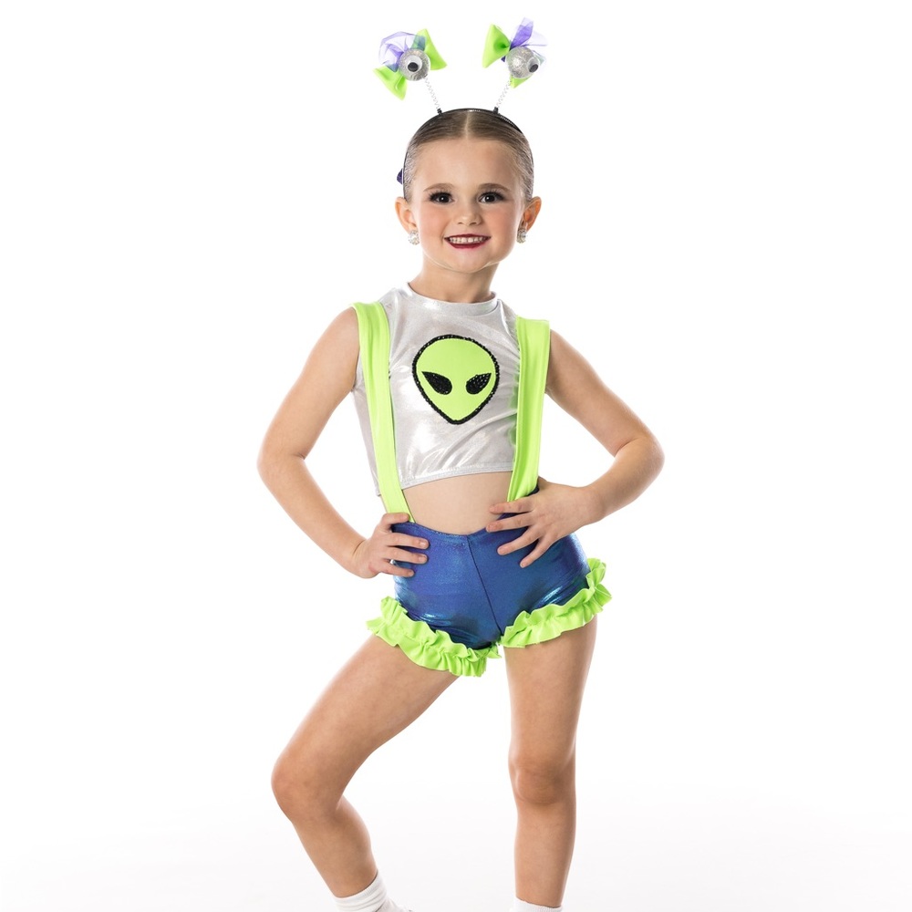 Child Sz S Alien/Outer space Dance Costume